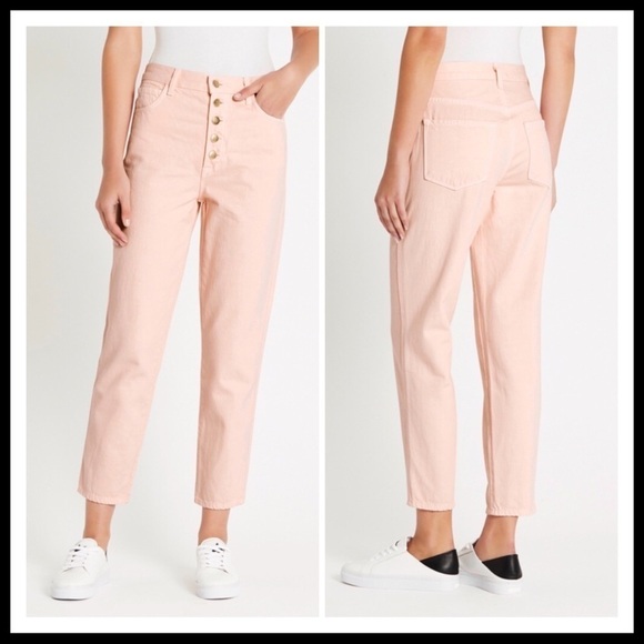 J BRAND Heather Button-Fly Crop Jean in Lulled - Picture 1 of 9